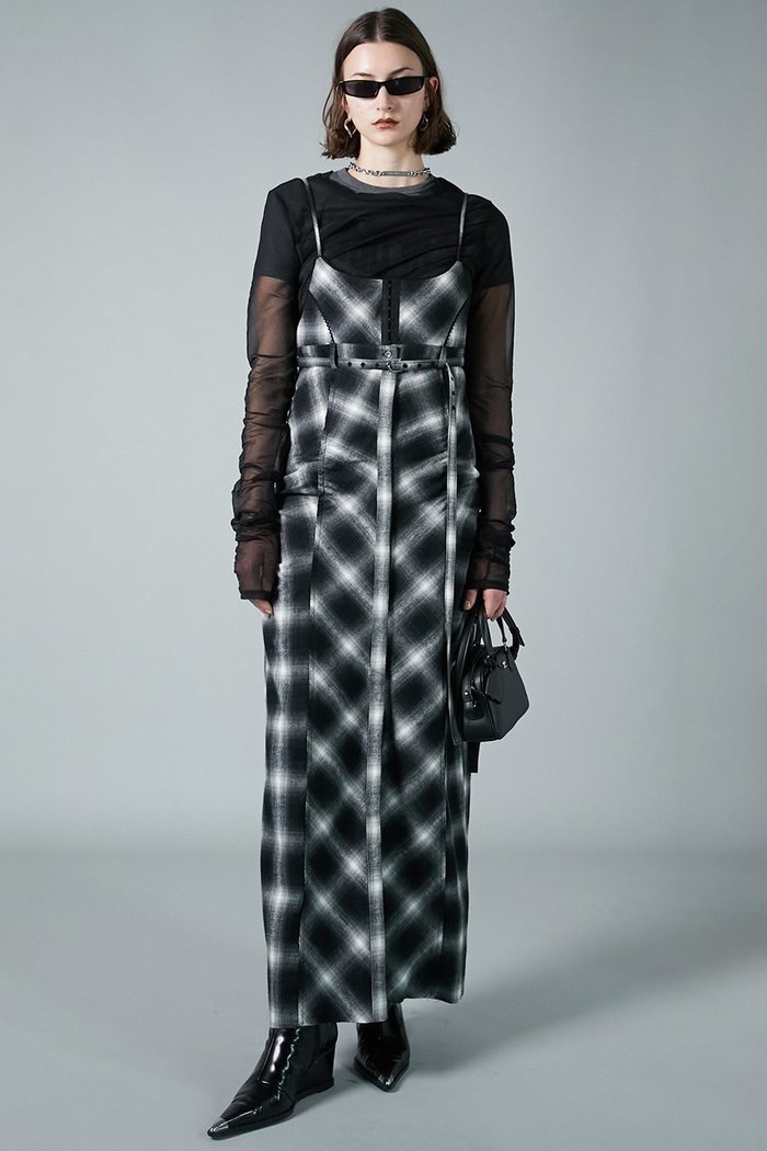 【プランク プロジェクト/PRANK PROJECT】の2WAYシャギーチェックマキシワンピース/2WAY Shaggy Check Maxi One Piece インテリア・キッズ・メンズ・レディースファッション・服の通販 founy(ファニー) https://founy.com/ ファッション Fashion レディースファッション Fashion for Women ワンピース Dresses チュニック Tunic Tops & Dresses マキシ丈ワンピース・ロングドレス Maxi Dresses / Long One-Pieces おすすめ Recommended / Our Picks スリット Slit, Slit Detail チェック Check, Plaid, Tartan チュニック Tunic, Long Top マキシ Maxi, Full Length ロング Long, Long-Length ヴィンテージ Vintage Style 冬 Winter / This Winter |ID: prp329100004210207 ipo3291000000032889216