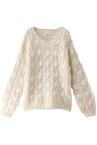 【クラネ/CLANE】のBUMPY OVER V NECK KNIT TOPS ニット IVORY|ID:prp329100004210246