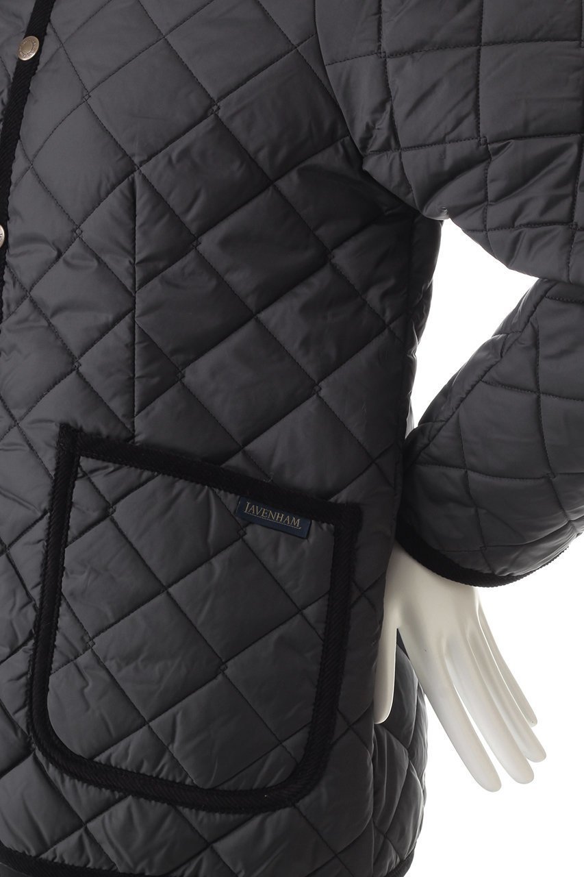 【ラベンハム/lavenham】のCONTRAST CORNARD ジャケット 人気、トレンドファッション・服の通販 founy(ファニー) 　ファッション　Fashion　レディースファッション　Fashion for Women　アウター　Coat / Outerwear Collection　レディースジャケット・軽アウター　Jackets　ブルゾンジャケット・スポーティアウター　Blouson Jackets　エレガント 上品　Elegant　キルティング　Quilted, Quilting　クラシック　Classic, Timeless Style　コンパクト　Compact, Small Size　コーデュロイ　Corduroy, Cord Fabric　ジャケット　Jacket, Outerwear　ダイヤモンド　Diamond, Brilliant Cut　パターン　Pattern, Design Print　パッチ　Patch, Appliqué　ブルゾン　Blouson, Bomber Jacket　ポケット　Pocket, Pocket Detail　定番　Standard, Basic Item　軽量　Lightweight, Ultra Light　other-5|ID: prp329100004210252 ipo3291000000035069727