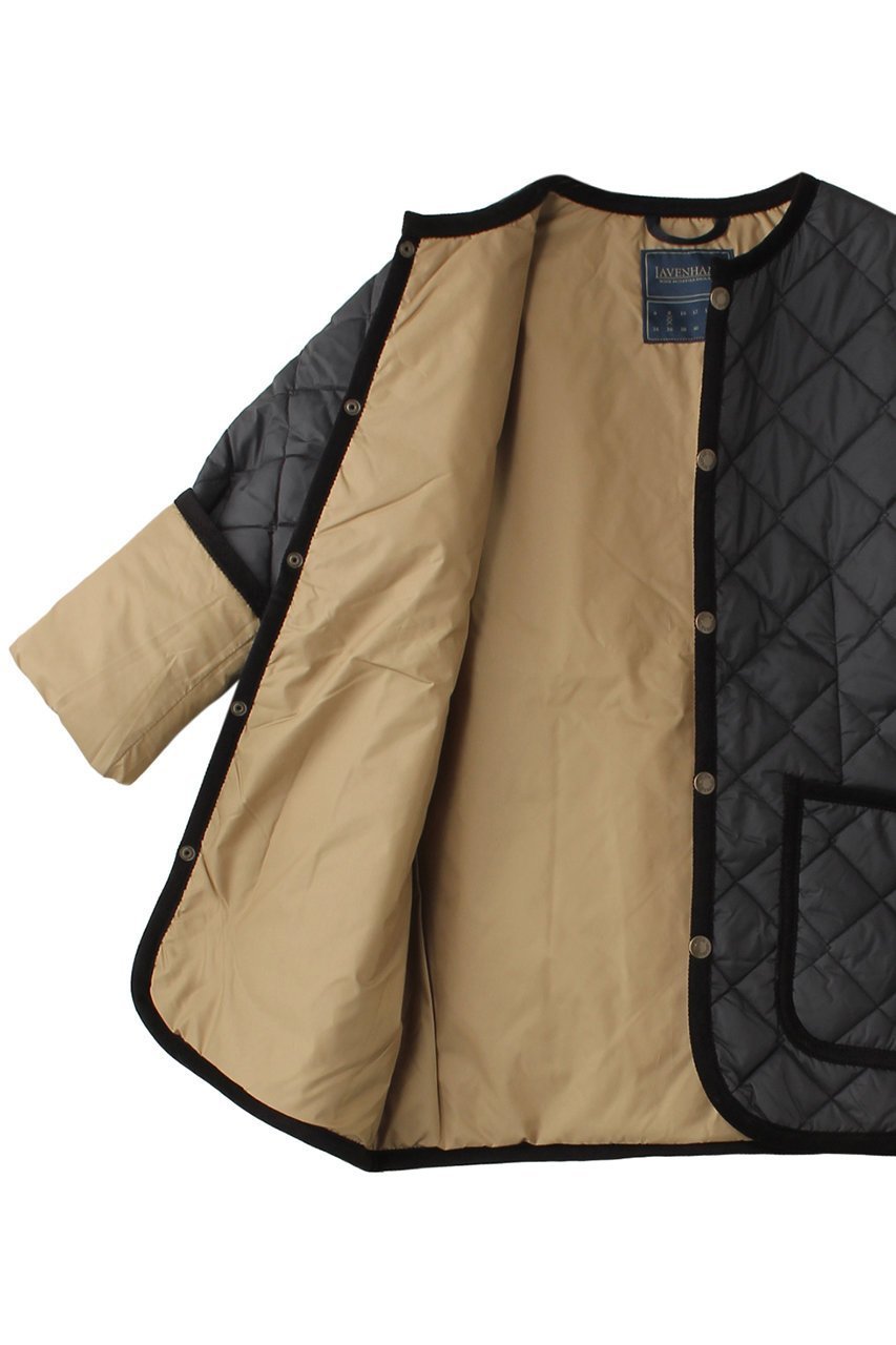 【ラベンハム/lavenham】のCONTRAST CORNARD ジャケット 人気、トレンドファッション・服の通販 founy(ファニー) 　ファッション　Fashion　レディースファッション　Fashion for Women　アウター　Coat / Outerwear Collection　レディースジャケット・軽アウター　Jackets　ブルゾンジャケット・スポーティアウター　Blouson Jackets　エレガント 上品　Elegant　キルティング　Quilted, Quilting　クラシック　Classic, Timeless Style　コンパクト　Compact, Small Size　コーデュロイ　Corduroy, Cord Fabric　ジャケット　Jacket, Outerwear　ダイヤモンド　Diamond, Brilliant Cut　パターン　Pattern, Design Print　パッチ　Patch, Appliqué　ブルゾン　Blouson, Bomber Jacket　ポケット　Pocket, Pocket Detail　定番　Standard, Basic Item　軽量　Lightweight, Ultra Light　other-6|ID: prp329100004210252 ipo3291000000035069729