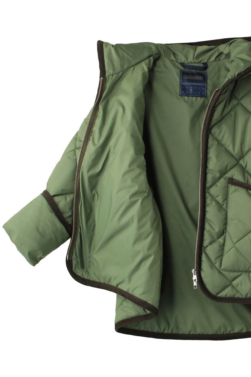 【ラベンハム/lavenham】のビッグキルト ジップ CRAYDON ショートコート 人気、トレンドファッション・服の通販 founy(ファニー) 　ファッション　Fashion　レディースファッション　WOMEN　アウター　Coat Outerwear　コート　Coats　キルト　Quilt　ショート　Short　ジップ　Zip　ビッグ　Big　今季　This Season　軽量　Lightweight　other-6|ID: prp329100004210254 ipo3291000000031388215