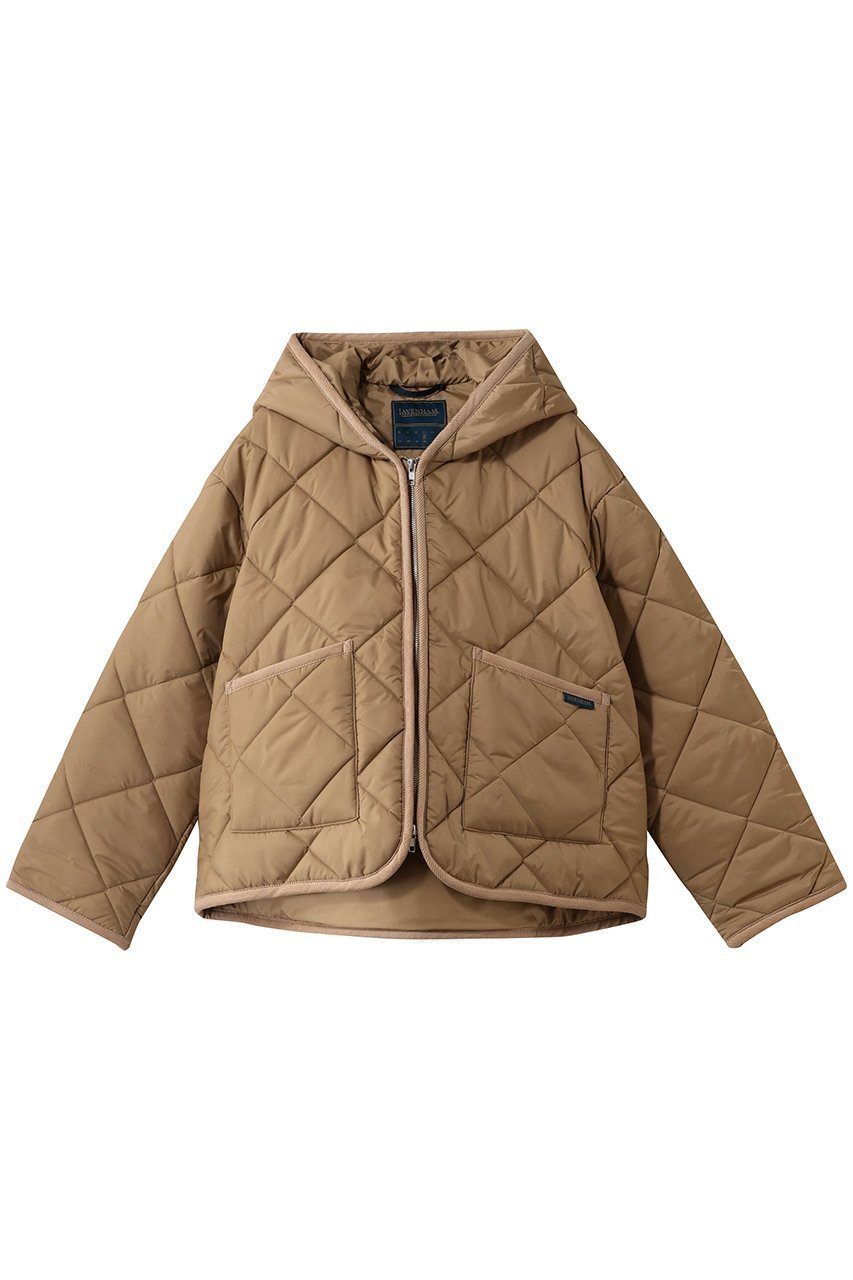 【ラベンハム/lavenham】のBIG QUILT ZIPPED CRAYDON ショートコート インテリア・キッズ・メンズ・レディースファッション・服の通販 founy(ファニー) 　ファッション　Fashion　レディースファッション　Fashion for Women　アウター　Coat / Outerwear Collection　コート・ロングコート・ピーコート　Long Coats, Peacoats & More　ショート　Short, Short Length　今季　This Season, Current Season　軽量　Lightweight, Ultra Light　オークル|ID: prp329100004210254 ipo3291000000034816980