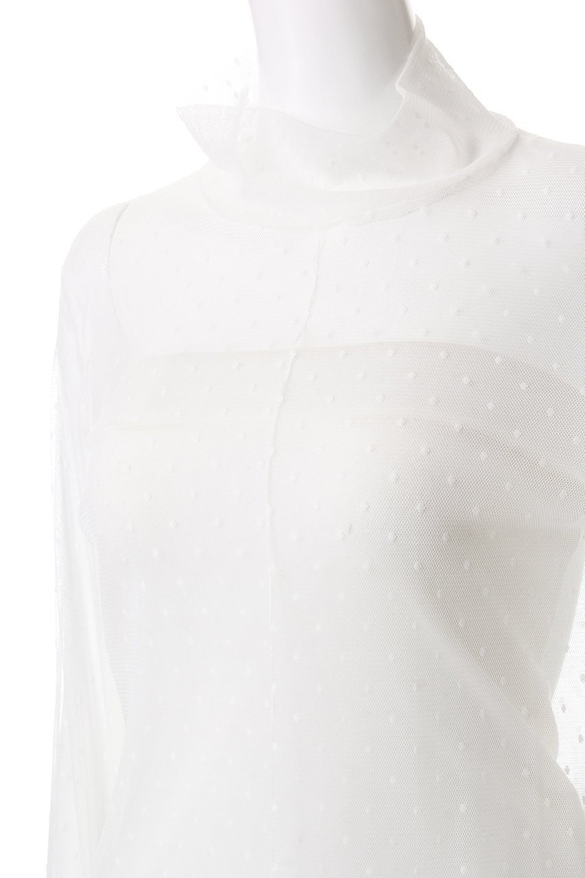 【ルームエイト/Room no.8】のメッシュ サムホールトップス 人気、トレンドファッション・服の通販 founy(ファニー) 　ファッション　Fashion　レディースファッション　Fashion for Women　トップス・カットソー　Cut & Sew Tops　シャツ・ブラウス・オフィスカジュアル　Elegant Blouses & Button-Ups　ロングTシャツ・Tシャツ　Longline T-Shirts & Tees　カットソー・ベーシックTシャツ　Cut-and-Sewn Tops / Stretch Tees & Basics　おすすめ　Recommended / Our Picks　インナー　Innerwear　ジャケット　Jacket, Outerwear　スウェット / スエット　Sweatshirt, Sweatwear　スリーブ　Sleeve, Long Sleeve / Short Sleeve　トレンド　Trend, Trending Now　ドット　Polka Dot, Dot Pattern　フェミニン　Feminine, Girly　メッシュ　Mesh, Net Fabric　ロング　Long, Long-Length　ワンポイント　One Point, Statement Accent　エレガント 上品　Elegant　other-5|ID: prp329100004211626 ipo3291000000035933914