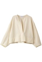 【サクラ/SACRA】のリングミルドウールノーカラープルオーバー 人気、トレンドファッション・服の通販 founy(ファニー) ファッション Fashion レディースファッション Fashion for Women トップス・カットソー Cut & Sew Tops ニット Knit Tops & Sweaters カジュアルプルオーバー・ニットトップス Pullovers & Knit Tops / Casual Pullovers ショート Short, Short Length スリット Slit, Slit Detail スリーブ Sleeve, Long Sleeve / Short Sleeve ワイド Wide, Wide Fit thumbnail オフホワイト|ID: prp329100004211627 ipo3291000000032915607