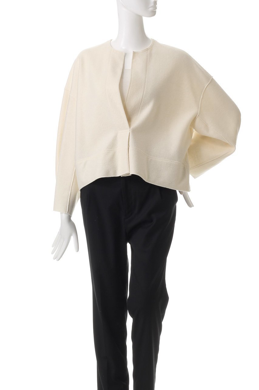 【サクラ/SACRA】のリングミルドウールノーカラープルオーバー 人気、トレンドファッション・服の通販 founy(ファニー) ファッション Fashion レディースファッション Fashion for Women トップス・カットソー Cut & Sew Tops ニット Knit Tops & Sweaters カジュアルプルオーバー・ニットトップス Pullovers & Knit Tops / Casual Pullovers ショート Short, Short Length スリット Slit, Slit Detail スリーブ Sleeve, Long Sleeve / Short Sleeve ワイド Wide, Wide Fit other-2|ID: prp329100004211627 ipo3291000000032915616