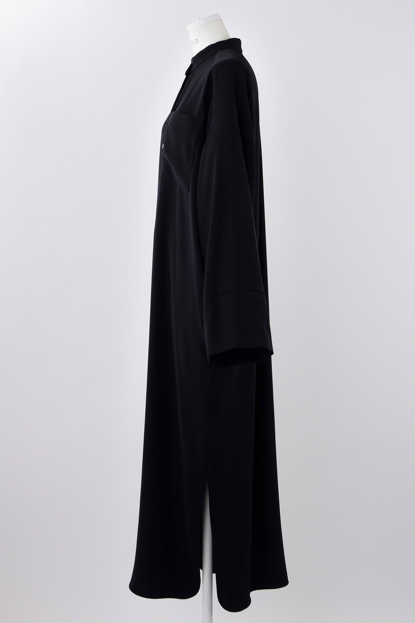 【エンフォルド/ENFOLD】のPEツイル コクーンブラウス DRS/ドレス 人気、トレンドファッション・服の通販 founy(ファニー) 　ファッション　Fashion　レディースファッション　Fashion for Women　ワンピース　Dresses　フォーマル・パーティードレス・結婚式用ドレス　Elegant & Casual Dresses　チュニック　Tunic Tops & Dresses　エレガント 上品　Elegant　スリーブ　Sleeve, Long Sleeve / Short Sleeve　チュニック　Tunic, Long Top　ツイル　Twist, Twisted Detail　ドレス　Dress, One-Piece　ハイネック　High Neck, Mock Neck　ロング　Long, Long-Length　ワイド　Wide, Wide Fit　other-2|ID: prp329100004211650 ipo3291000000035366010