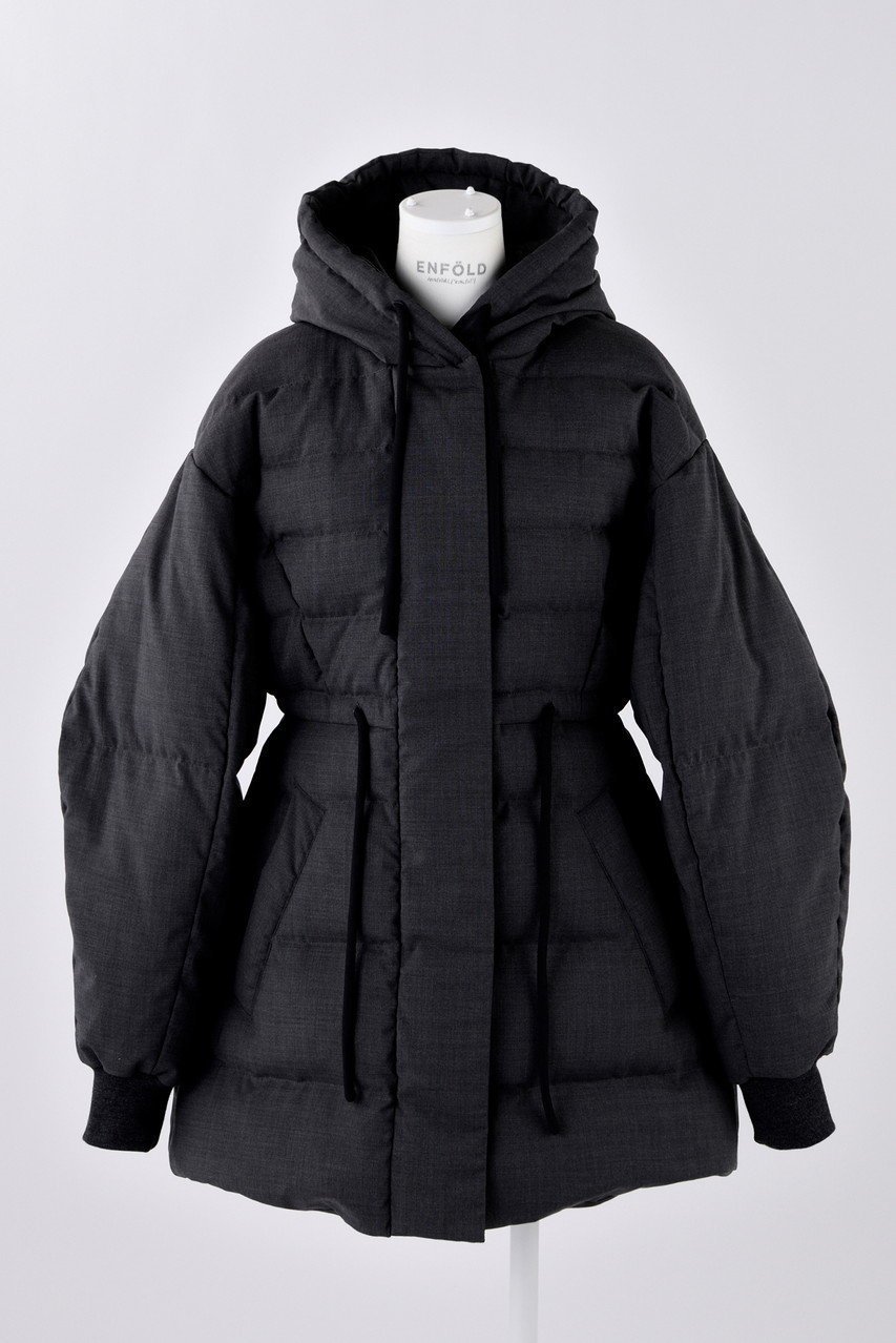 【エンフォルド/ENFOLD】のT/Wトロ バルーンスリーブダウンコート 人気、トレンドファッション・服の通販 founy(ファニー) 　ファッション　Fashion　レディースファッション　Fashion for Women　アウター　Coat / Outerwear Collection　コート・ロングコート・ピーコート　Long Coats, Peacoats & More　ダウンジャケット・軽量ダウン　Warm & Lightweight Down Jackets　スーツ　Suit, Formalwear　ダウン　Down, Puffer　バランス　Balance, Style Balance　バルーン　Balloon, Balloon Silhouette　ロング　Long, Long-Length　定番　Standard, Basic Item　 other-1|ID: prp329100004211654 ipo3291000000032939211