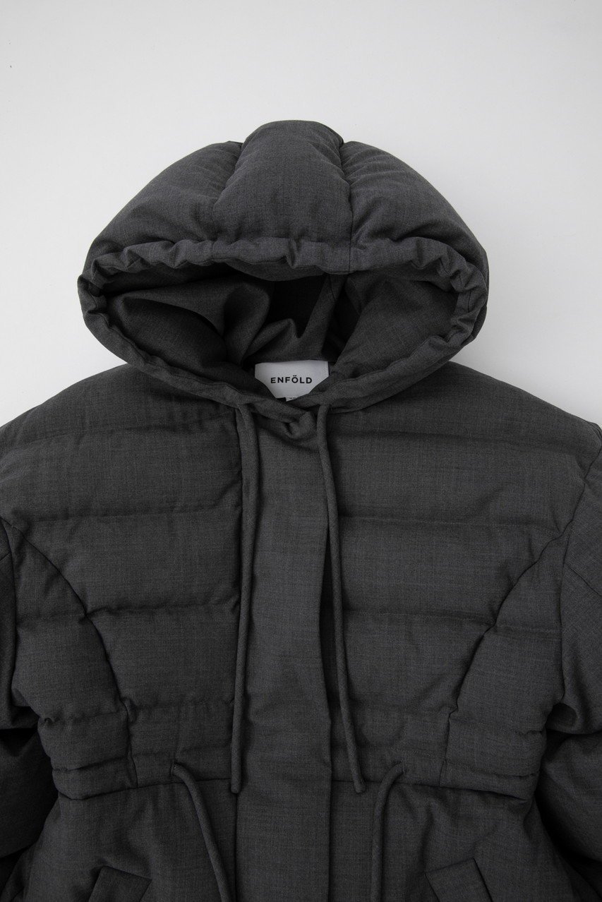 【エンフォルド/ENFOLD】のT/Wトロ バルーンスリーブダウンコート 人気、トレンドファッション・服の通販 founy(ファニー) 　ファッション　Fashion　レディースファッション　Fashion for Women　アウター　Coat / Outerwear Collection　コート・ロングコート・ピーコート　Long Coats, Peacoats & More　ダウンジャケット・軽量ダウン　Warm & Lightweight Down Jackets　スーツ　Suit, Formalwear　ダウン　Down, Puffer　バランス　Balance, Style Balance　バルーン　Balloon, Balloon Silhouette　ロング　Long, Long-Length　定番　Standard, Basic Item　other-7|ID: prp329100004211654 ipo3291000000035580320