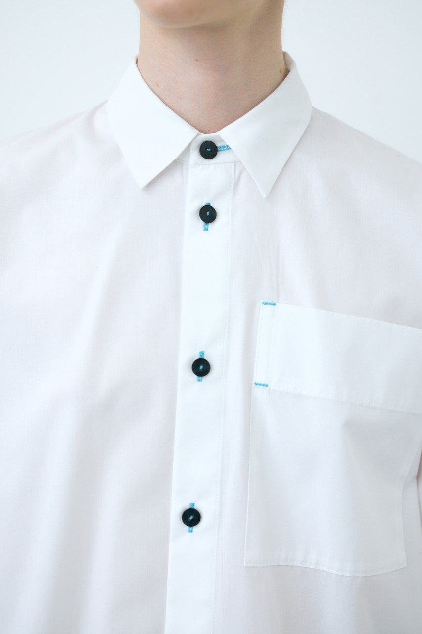 【ナゴンスタンス/nagonstans】のT/Cブロード スクエアBOX SH/シャツ 人気、トレンドファッション・服の通販 founy(ファニー) ファッション Fashion レディースファッション Fashion for Women トップス・カットソー Cut & Sew Tops シャツ・ブラウス・オフィスカジュアル Elegant Blouses & Button-Ups アシンメトリー Asymmetrical Style スクエア Square, Square Shape スリット Slit, Slit Detail スリーブ Sleeve, Long Sleeve / Short Sleeve ブロード Broadcloth, Fine Cotton リラックス Relax, Relaxed Fit ロング Long, Long-Length other-6|ID: prp329100004211665 ipo3291000000036059687