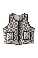 【エスゼット ブロックプリント/SZ Blockprints】のQUILTED VEST HEART COOKIE キルティングベスト 人気、トレンドファッション・服の通販 founy(ファニー) ファッション Fashion レディースファッション WOMEN アウター Coat Outerwear ジャケット Jackets キルティング Quilting コンパクト Compact ジャケット Jacket ベスト Vest ポケット Pocket 再入荷 Restock/Back In Stock/Re Arrival |ID:prp329100004211696