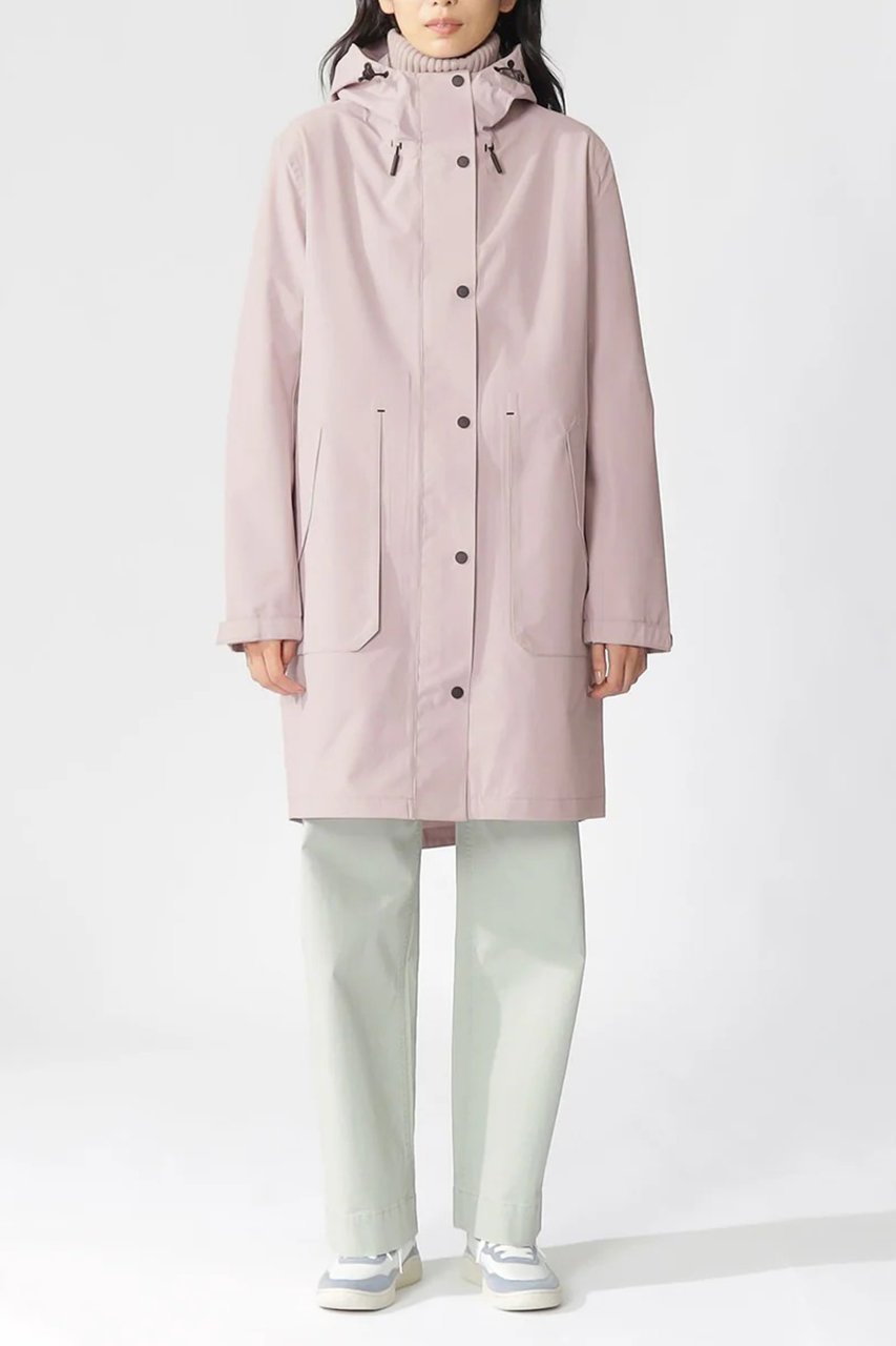 【エコアルフ/ECOALF】のVENUE アクティブ コート / VENUE JACKET WOMAN 人気、トレンドファッション・服の通販 founy(ファニー) 　ファッション　Fashion　レディースファッション　Fashion for Women　アウター　Coat / Outerwear Collection　コート・ロングコート・ピーコート　Long Coats, Peacoats & More　レディースジャケット・軽アウター　Jackets　アウトドア　Outdoor Clothing　コーティング　Coating, Coated Finish　シンプル　Simple, Minimal　スピンドル　Spindle, Drawcord　ドット　Polka Dot, Dot Pattern　フラップ　Flap, Flap Pocket　ポケット　Pocket, Pocket Detail　ロング　Long, Long-Length　軽量　Lightweight, Ultra Light　other-3|ID: prp329100004211698 ipo3291000000032942987