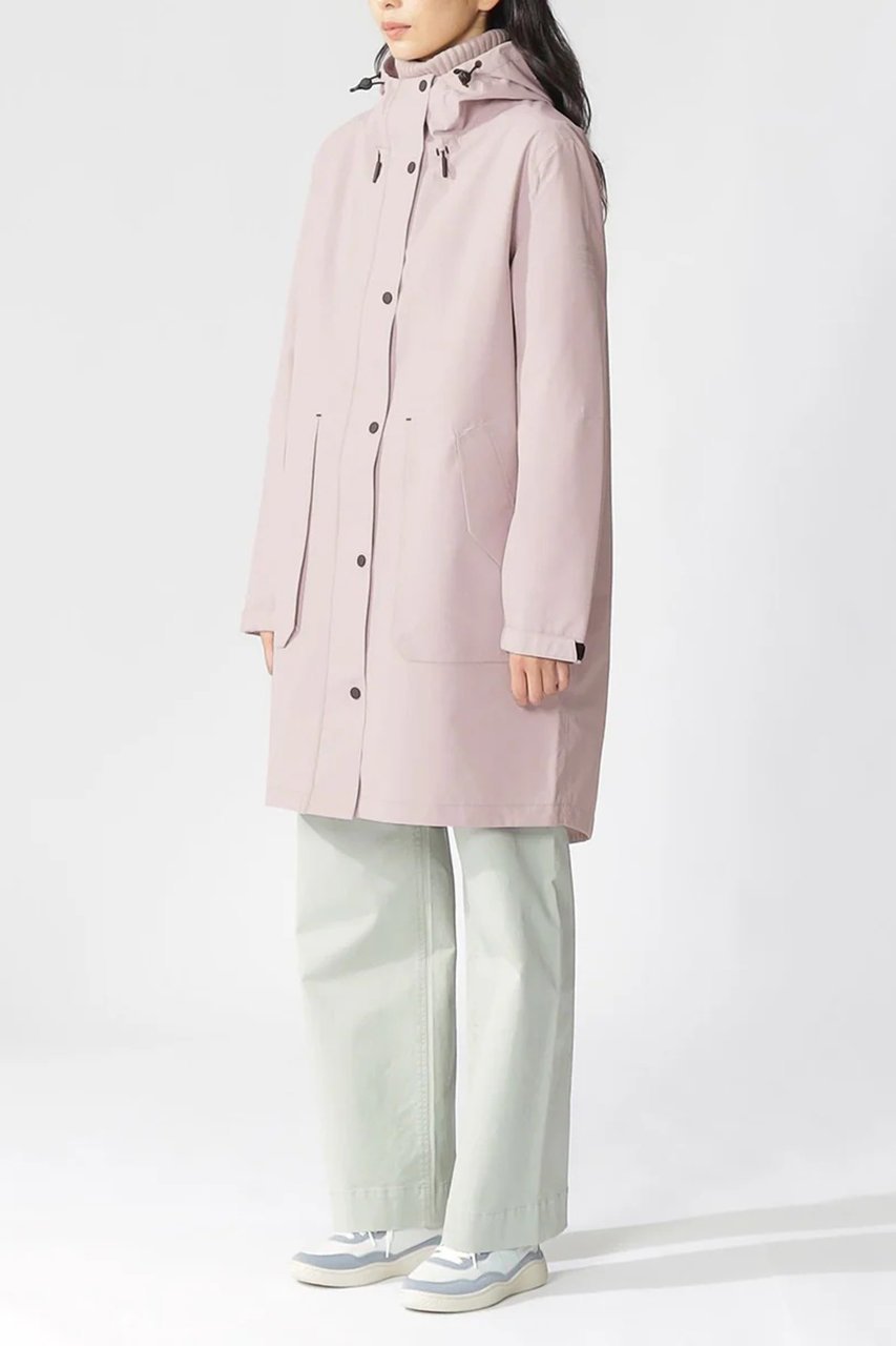 【エコアルフ/ECOALF】のVENUE アクティブ コート / VENUE JACKET WOMAN 人気、トレンドファッション・服の通販 founy(ファニー) 　ファッション　Fashion　レディースファッション　Fashion for Women　アウター　Coat / Outerwear Collection　コート・ロングコート・ピーコート　Long Coats, Peacoats & More　レディースジャケット・軽アウター　Jackets　アウトドア　Outdoor Clothing　コーティング　Coating, Coated Finish　シンプル　Simple, Minimal　スピンドル　Spindle, Drawcord　ドット　Polka Dot, Dot Pattern　フラップ　Flap, Flap Pocket　ポケット　Pocket, Pocket Detail　ロング　Long, Long-Length　軽量　Lightweight, Ultra Light　other-4|ID: prp329100004211698 ipo3291000000032942996