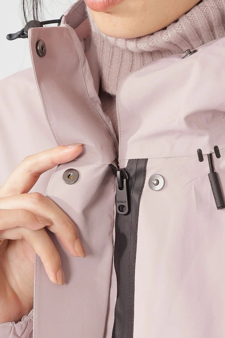 【エコアルフ/ECOALF】のVENUE アクティブ コート / VENUE JACKET WOMAN 人気、トレンドファッション・服の通販 founy(ファニー) 　ファッション　Fashion　レディースファッション　Fashion for Women　アウター　Coat / Outerwear Collection　コート・ロングコート・ピーコート　Long Coats, Peacoats & More　レディースジャケット・軽アウター　Jackets　アウトドア　Outdoor Clothing　コーティング　Coating, Coated Finish　シンプル　Simple, Minimal　スピンドル　Spindle, Drawcord　ドット　Polka Dot, Dot Pattern　フラップ　Flap, Flap Pocket　ポケット　Pocket, Pocket Detail　ロング　Long, Long-Length　軽量　Lightweight, Ultra Light　other-6|ID: prp329100004211698 ipo3291000000032943007
