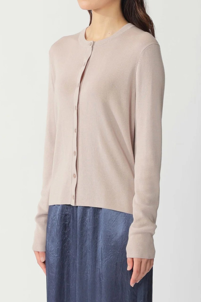 【エコアルフ/ECOALF】のCIRIS ラウンドネック カーディガン / CIRIS KNIT WOMAN 人気、トレンドファッション・服の通販 founy(ファニー) 　ファッション　Fashion　レディースファッション　Fashion for Women　トップス・カットソー　Cut & Sew Tops　ニット　Knit Tops & Sweaters　カーディガン・羽織り　Layered Style Cardigans　なめらか　Smooth, Silky Texture　カーディガン　Cardigan, Knitwear　コンパクト　Compact, Small Size　シルク　Silk, 100% Silk　ラウンド　Round, Round Neck　other-2|ID: prp329100004212835 ipo3291000000032915701