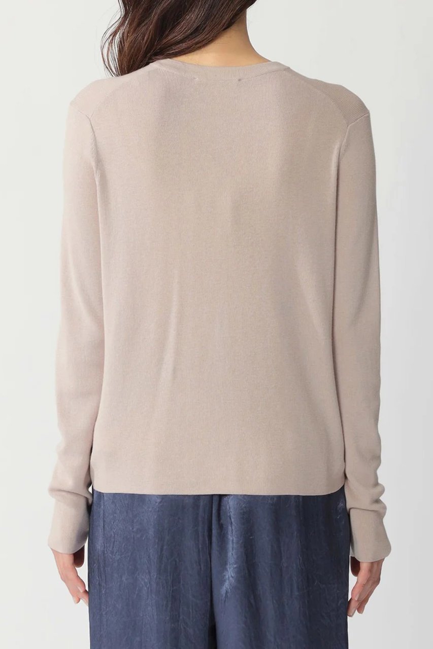【エコアルフ/ECOALF】のCIRIS ラウンドネック カーディガン / CIRIS KNIT WOMAN 人気、トレンドファッション・服の通販 founy(ファニー) 　ファッション　Fashion　レディースファッション　Fashion for Women　トップス・カットソー　Cut & Sew Tops　ニット　Knit Tops & Sweaters　カーディガン・羽織り　Layered Style Cardigans　なめらか　Smooth, Silky Texture　カーディガン　Cardigan, Knitwear　コンパクト　Compact, Small Size　シルク　Silk, 100% Silk　ラウンド　Round, Round Neck　other-3|ID: prp329100004212835 ipo3291000000032915710