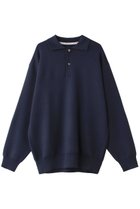 【ユニバーサルプロダクツ/UNIVERSAL PRODUCTS / MEN】の【MEN】HIGH GAUGE KNIT POLO ニットポロ NAVY|ID:prp329100004212836