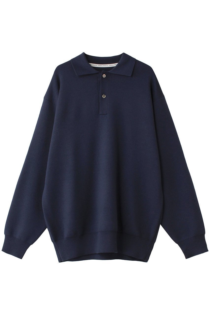 【ユニバーサルプロダクツ/UNIVERSAL PRODUCTS / MEN】の【MEN】HIGH GAUGE KNIT POLO ニットポロ インテリア・キッズ・メンズ・レディースファッション・服の通販 founy(ファニー) 　ファッション　Fashion　メンズファッション　MEN　トップス・カットソー　Tops/Tshirt/Men　ニット　Knit Tops　A/W・秋冬　Aw・Autumn/Winter・Fw・Fall-Winter　ポロシャツ　Polo Shirt　定番　Standard　NEW・新作・新着・新入荷　New Arrivals　NAVY|ID: prp329100004212836 ipo3291000000029215818