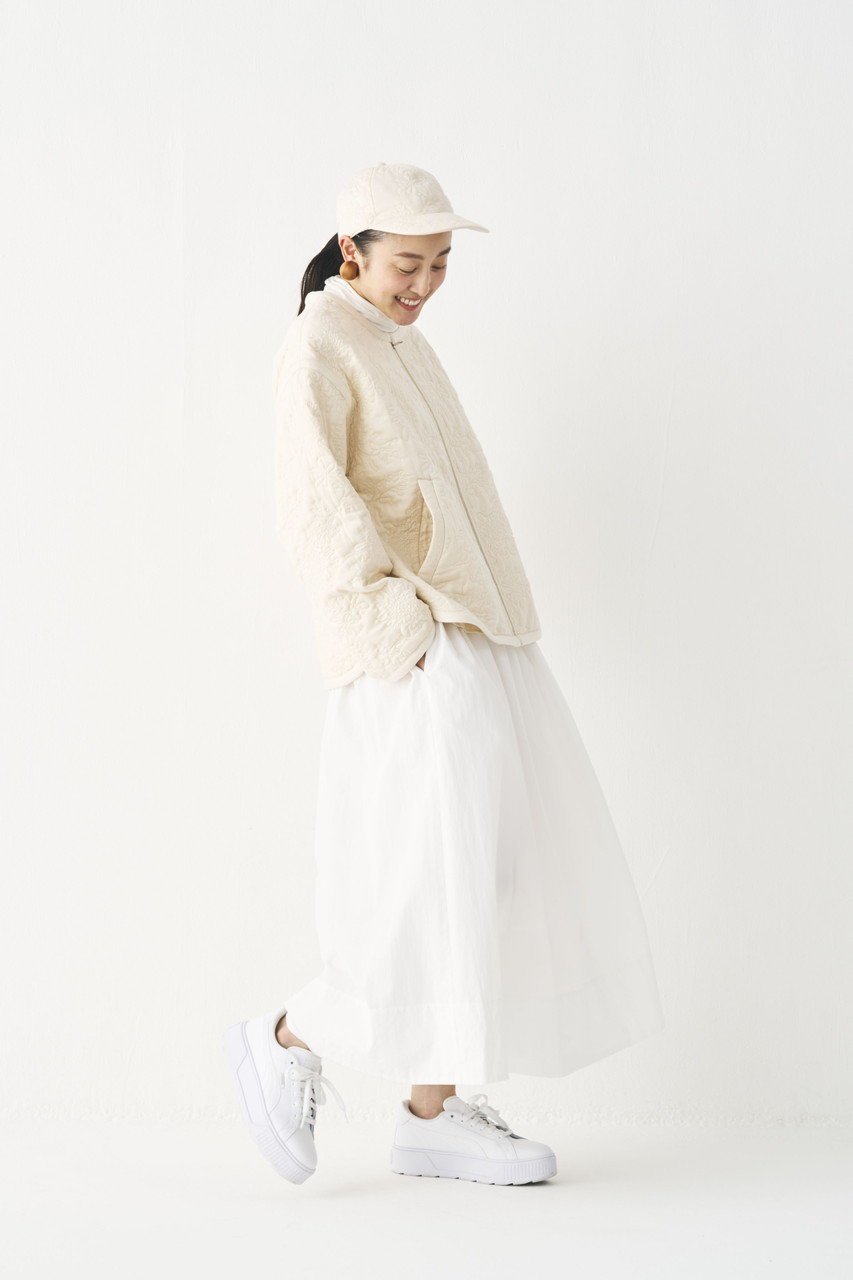 【プリスティン/PRISTINE】のポプリンギャザースカート 人気、トレンドファッション・服の通販 founy(ファニー) 　ファッション　Fashion　レディースファッション　Fashion for Women　スカート　Skirts　ロングスカート　Long Skirts / Maxi & Midi Skirts　ギャザー　Gathered, Ruffled　シンプル　Simple, Minimal　ペチコート　Petticoat, Underskirt　ロング　Long, Long-Length　other-8|ID: prp329100004213986 ipo3291000000032823906