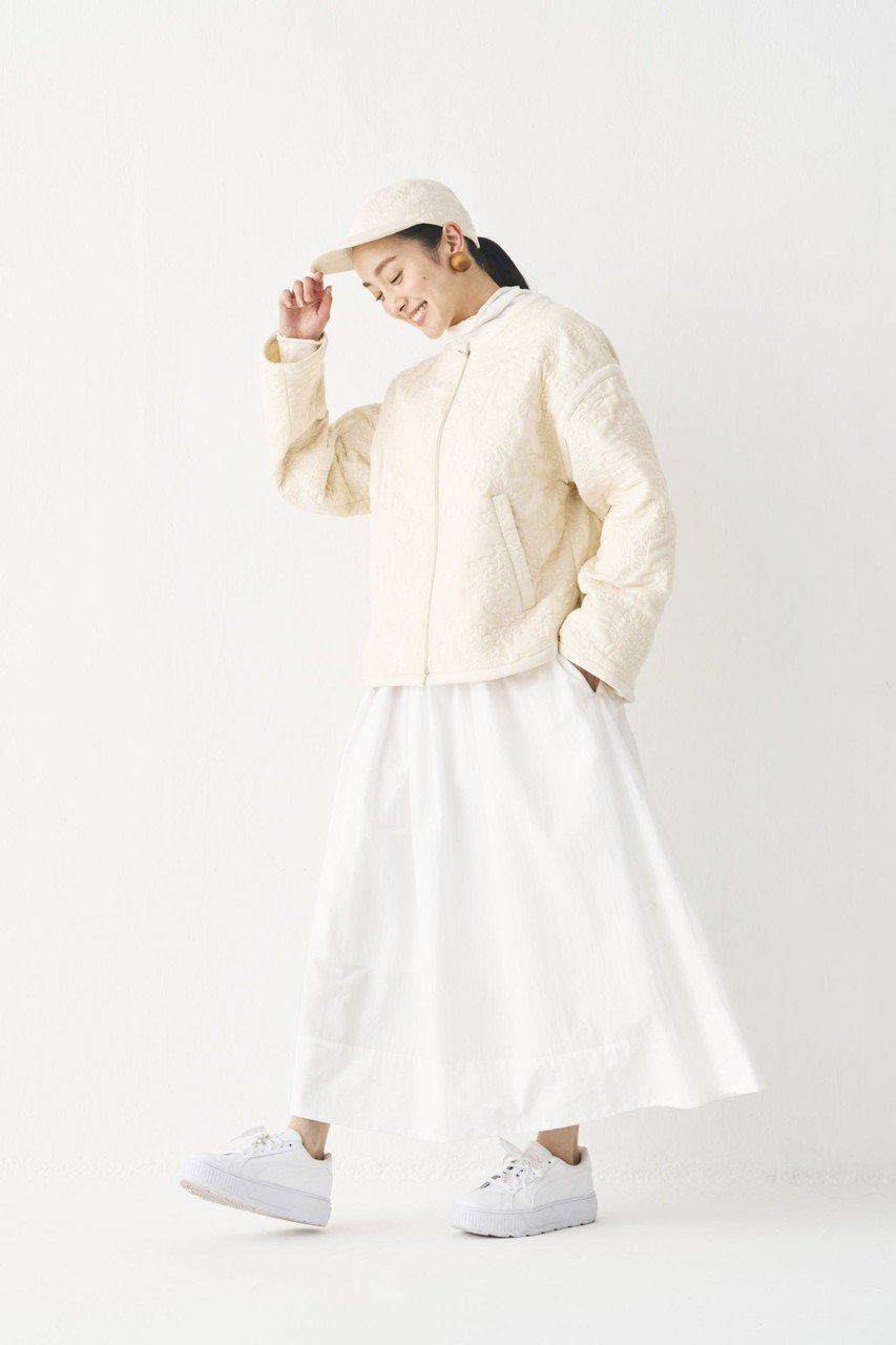 【プリスティン/PRISTINE】のポプリンギャザースカート 人気、トレンドファッション・服の通販 founy(ファニー) 　ファッション　Fashion　レディースファッション　Fashion for Women　スカート　Skirts　ロングスカート　Long Skirts / Maxi & Midi Skirts　ギャザー　Gathered, Ruffled　シンプル　Simple, Minimal　ペチコート　Petticoat, Underskirt　ロング　Long, Long-Length　other-7|ID: prp329100004213986 ipo3291000000035892627