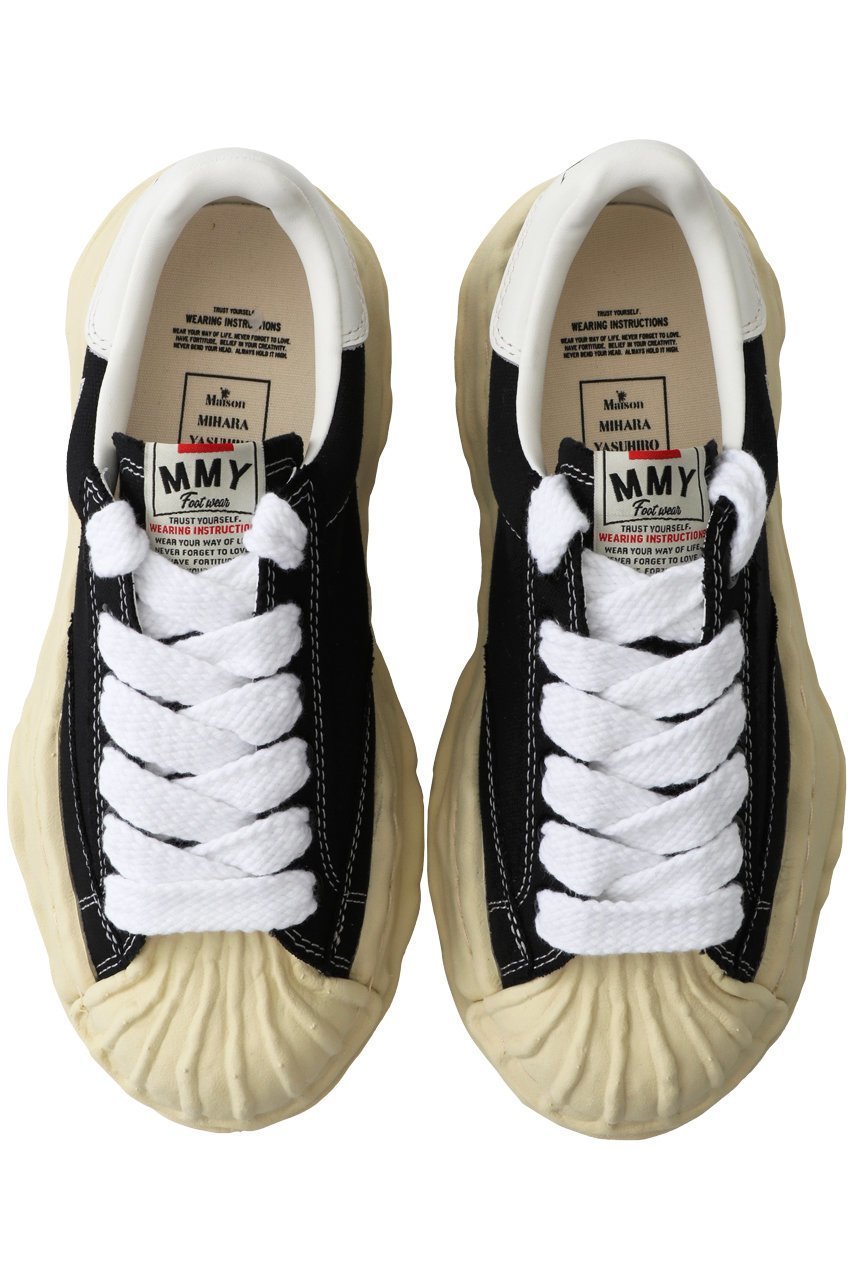 【メゾン ミハラヤスヒロ/Maison MIHARA YASUHIRO】の【UNISEX】【Maison MIHARA YASUHIRO】BLAKEY ヴィンテージカラーオリジナルソールレザーロートップスニーカー 人気、トレンドファッション・服の通販 founy(ファニー) 　ファッション　Fashion　レディースファッション　Fashion for Women　トップス・カットソー　Cut & Sew Tops　ユニセックス　Unisex, Genderless　おすすめ　Recommended / Our Picks　スニーカー　Sneakers, Trainers　フォルム　Silhouette, Form　other-2|ID: prp329100004214893 ipo3291000000032875661