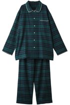 【キッドブルー/KID BLUE / MEN】の【MEN】24ネルタータンチェックパジャマ 人気、トレンドファッション・服の通販 founy(ファニー) ファッション Fashion メンズファッション Fashion for Men お家時間・ステイホーム Stay Home / At Home パジャマ Pajamas, Sleepwear リラックス Relax, Relaxed Fit thumbnail グリーン|ID: prp329100004214894 ipo3291000000032834212
