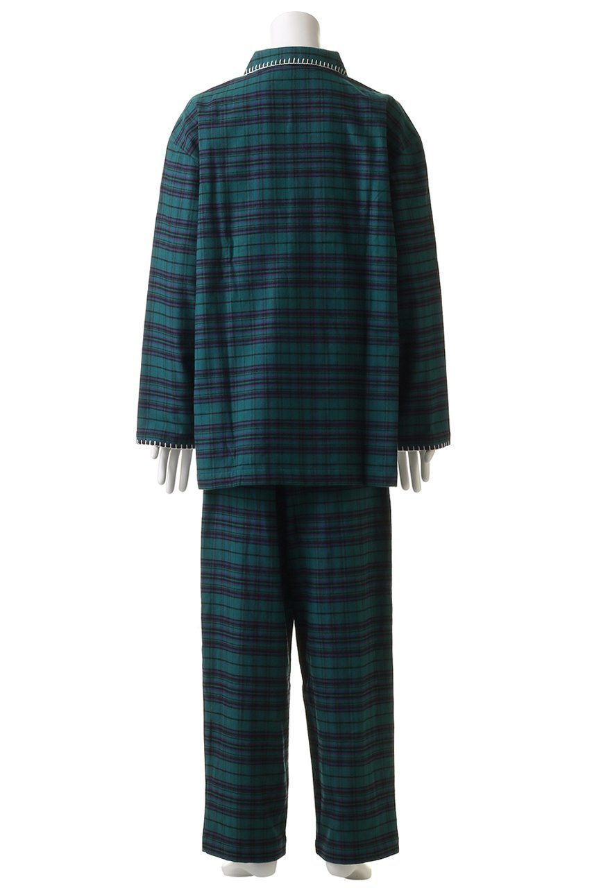 【キッドブルー/KID BLUE / MEN】の【MEN】24ネルタータンチェックパジャマ 人気、トレンドファッション・服の通販 founy(ファニー) 　ファッション　Fashion　メンズファッション　Fashion for Men　お家時間・ステイホーム　Stay Home / At Home　パジャマ　Pajamas, Sleepwear　リラックス　Relax, Relaxed Fit　other-4|ID: prp329100004214894 ipo3291000000032834215