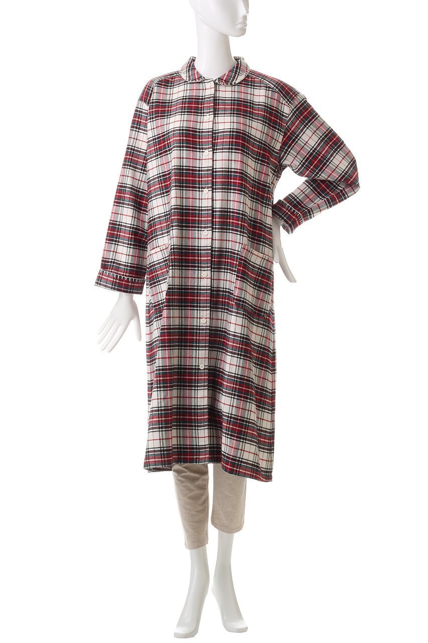 【キッドブルー/KID BLUE】の24ネルタータンチェックナイティ(スパッツつき) 人気、トレンドファッション・服の通販 founy(ファニー) 　ファッション　Fashion　レディースファッション　Fashion for Women　トップス・カットソー　Cut & Sew Tops　おすすめ　Recommended / Our Picks　パジャマ　Pajamas, Sleepwear　リラックス　Relax, Relaxed Fit　再入荷　Restock / Back in Stock　A/W・秋冬　Autumn/Winter　other-2|ID: prp329100004214895 ipo3291000000035821577