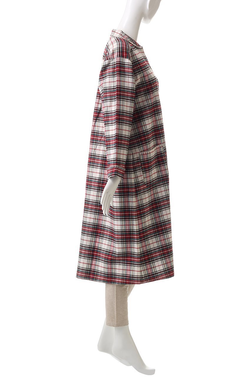 【キッドブルー/KID BLUE】の24ネルタータンチェックナイティ(スパッツつき) 人気、トレンドファッション・服の通販 founy(ファニー) 　ファッション　Fashion　レディースファッション　Fashion for Women　トップス・カットソー　Cut & Sew Tops　おすすめ　Recommended / Our Picks　パジャマ　Pajamas, Sleepwear　リラックス　Relax, Relaxed Fit　再入荷　Restock / Back in Stock　A/W・秋冬　Autumn/Winter　other-3|ID: prp329100004214895 ipo3291000000035821578