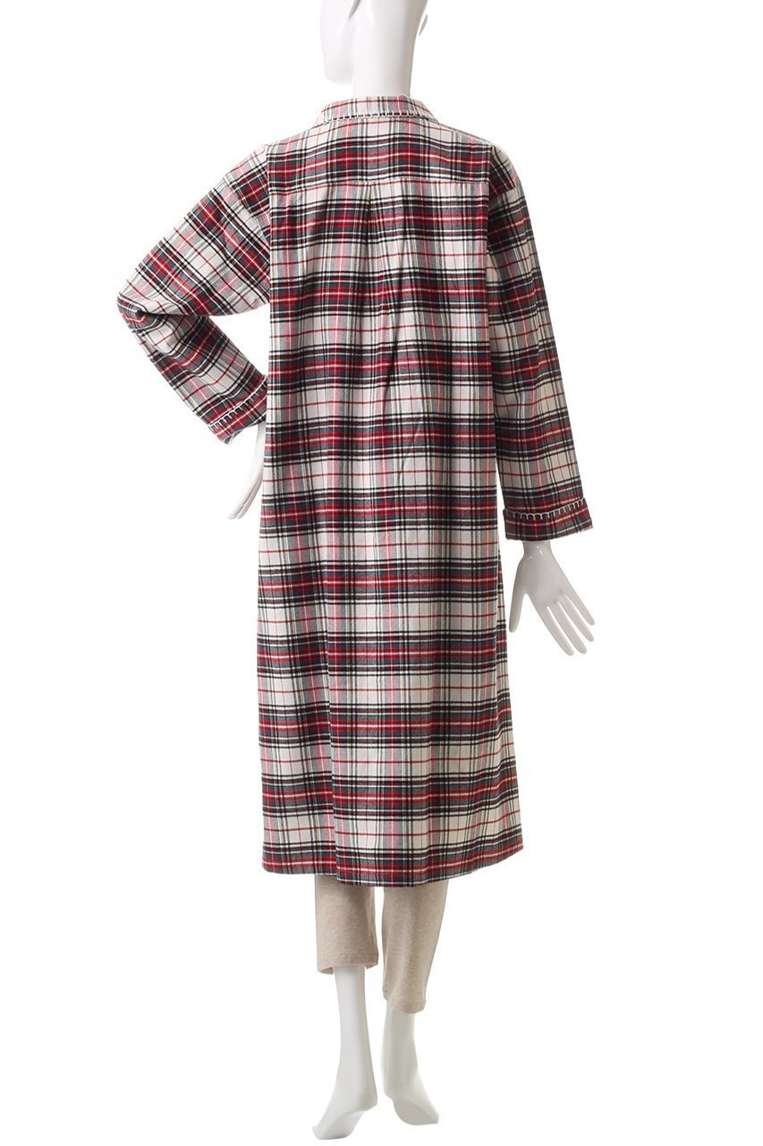 【キッドブルー/KID BLUE】の24ネルタータンチェックナイティ(スパッツつき) 人気、トレンドファッション・服の通販 founy(ファニー) 　ファッション　Fashion　レディースファッション　Fashion for Women　トップス・カットソー　Cut & Sew Tops　おすすめ　Recommended / Our Picks　パジャマ　Pajamas, Sleepwear　リラックス　Relax, Relaxed Fit　再入荷　Restock / Back in Stock　A/W・秋冬　Autumn/Winter　other-4|ID: prp329100004214895 ipo3291000000035821579