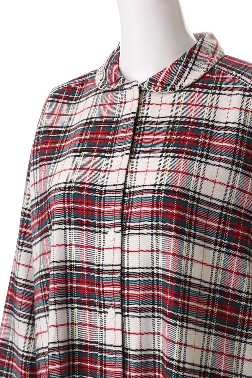 【キッドブルー/KID BLUE】の24ネルタータンチェックナイティ(スパッツつき) 人気、トレンドファッション・服の通販 founy(ファニー) 　ファッション　Fashion　レディースファッション　Fashion for Women　トップス・カットソー　Cut & Sew Tops　おすすめ　Recommended / Our Picks　パジャマ　Pajamas, Sleepwear　リラックス　Relax, Relaxed Fit　再入荷　Restock / Back in Stock　A/W・秋冬　Autumn/Winter　other-5|ID: prp329100004214895 ipo3291000000035821582