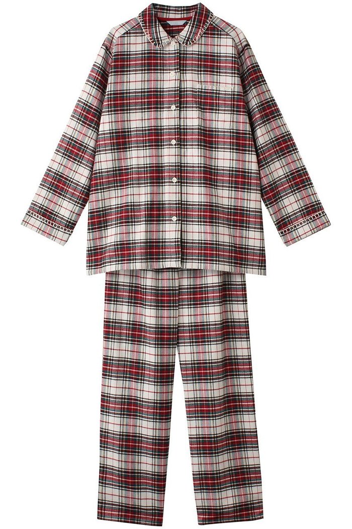 【キッドブルー/KID BLUE】の24ネルタータンチェックパジャマ インテリア・キッズ・メンズ・レディースファッション・服の通販 founy(ファニー) https://founy.com/ ファッション Fashion レディースファッション Fashion for Women パジャマ Pajamas, Sleepwear ポケット Pocket, Pocket Detail 再入荷 Restock / Back in Stock |ID: prp329100004214896 ipo3291000000032833913