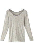 【キッドブルー/KID BLUE】の24ガーニッシュフラワー長袖インナー 人気、トレンドファッション・服の通販 founy(ファニー) ファッション Fashion レディースファッション Fashion for Women 下着・ランジェリー Lingerie & Intimates その他ランジェリー・インナーアイテム Other Lingerie / Intimates インナー Innerwear フラワー Flower, Floral プリント Print, Printed Pattern ランジェリー Lingerie, Intimate Wear レース Lace, Lace Fabric 人気 Popular, Best Seller A/W・秋冬 Autumn/Winter 長袖 Long Sleeve, Full Sleeve 防寒 Cold Protection, Winter-Ready thumbnail サックス|ID: prp329100004214897 ipo3291000000035053605