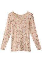 【キッドブルー/KID BLUE】の24ガーニッシュフラワー長袖インナー アイボリー|ID: prp329100004214897 ipo3291000000036107130