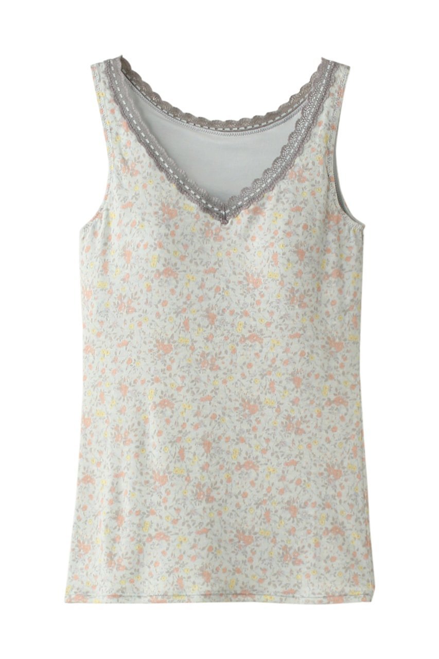 【キッドブルー/KID BLUE】の24ガーニッシュフラワーカップ付キャミ 人気、トレンドファッション・服の通販 founy(ファニー) 　ファッション　Fashion　レディースファッション　Fashion for Women　下着・ランジェリー　Lingerie & Intimates　その他ランジェリー・インナーアイテム　Other Lingerie / Intimates　インナー　Innerwear　キャミ　Camisole, Cami Top　キャミソール　Camisole, Spaghetti Strap Top　プリント　Print, Printed Pattern　ランジェリー　Lingerie, Intimate Wear　レース　Lace, Lace Fabric　定番　Standard, Basic Item　 other-1|ID: prp329100004214898 ipo3291000000033706788