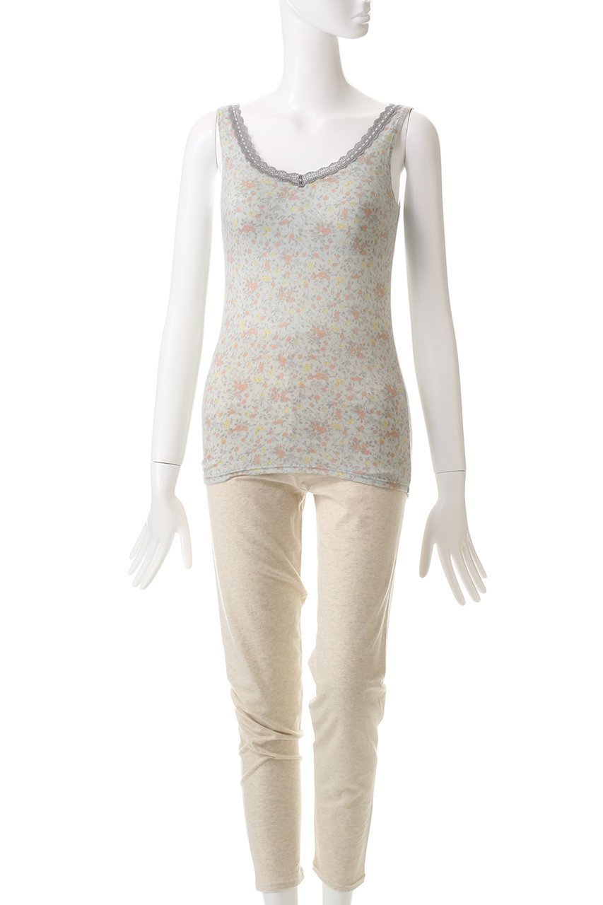 【キッドブルー/KID BLUE】の24ガーニッシュフラワーカップ付キャミ 人気、トレンドファッション・服の通販 founy(ファニー) 　ファッション　Fashion　レディースファッション　Fashion for Women　下着・ランジェリー　Lingerie & Intimates　その他ランジェリー・インナーアイテム　Other Lingerie / Intimates　インナー　Innerwear　キャミ　Camisole, Cami Top　キャミソール　Camisole, Spaghetti Strap Top　プリント　Print, Printed Pattern　ランジェリー　Lingerie, Intimate Wear　レース　Lace, Lace Fabric　再入荷　Restock / Back in Stock　定番　Standard, Basic Item　other-2|ID: prp329100004214898 ipo3291000000035395929