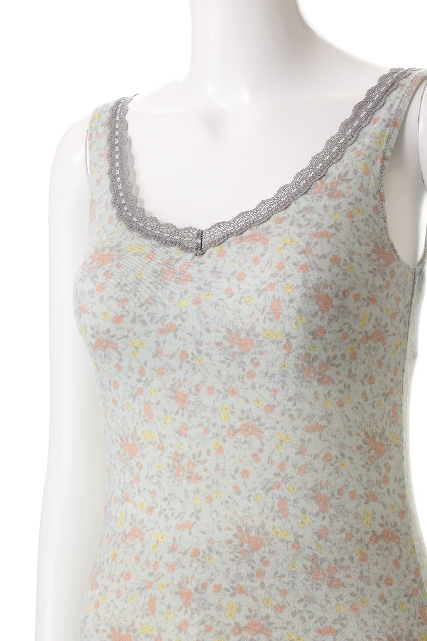 【キッドブルー/KID BLUE】の24ガーニッシュフラワーカップ付キャミ 人気、トレンドファッション・服の通販 founy(ファニー) 　ファッション　Fashion　レディースファッション　Fashion for Women　下着・ランジェリー　Lingerie & Intimates　その他ランジェリー・インナーアイテム　Other Lingerie / Intimates　インナー　Innerwear　キャミ　Camisole, Cami Top　キャミソール　Camisole, Spaghetti Strap Top　プリント　Print, Printed Pattern　ランジェリー　Lingerie, Intimate Wear　レース　Lace, Lace Fabric　再入荷　Restock / Back in Stock　定番　Standard, Basic Item　other-5|ID: prp329100004214898 ipo3291000000035395932