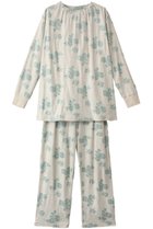 【キッドブルー/KID BLUE】のコットンベロアJQパジャマ 人気、トレンドファッション・服の通販 founy(ファニー) ファッション Fashion レディースファッション WOMEN トップス・カットソー Tops/Tshirt ベロア Velour A/W・秋冬 Aw・Autumn/Winter・Fw・Fall-Winter エレガント 上品 Elegant ギャザー Gather ジャカード Jacquard パジャマ Pajamas フェミニン Feminine フラワー Flower ベロア Velor NEW・新作・新着・新入荷 New Arrivals thumbnail アイボリー|ID: prp329100004214900 ipo3291000000029230697