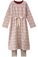 【キッドブルー/KID BLUE】の24キルトフラワーJQナイティ(スパッツつき) 人気、トレンドファッション・服の通販 founy(ファニー) ファッション Fashion レディースファッション Fashion for Women トップス・カットソー Cut & Sew Tops キルト Quilt, Quilted Fabric ジャカード／ジャガード Jacquard, Woven Pattern スリーブ Sleeve, Long Sleeve / Short Sleeve パジャマ Pajamas, Sleepwear フラワー Flower, Floral リボン Ribbon, Bow ロング Long, Long-Length 人気 Popular, Best Seller 再入荷 Restock / Back in Stock A/W・秋冬 Autumn/Winter |ID:prp329100004214901