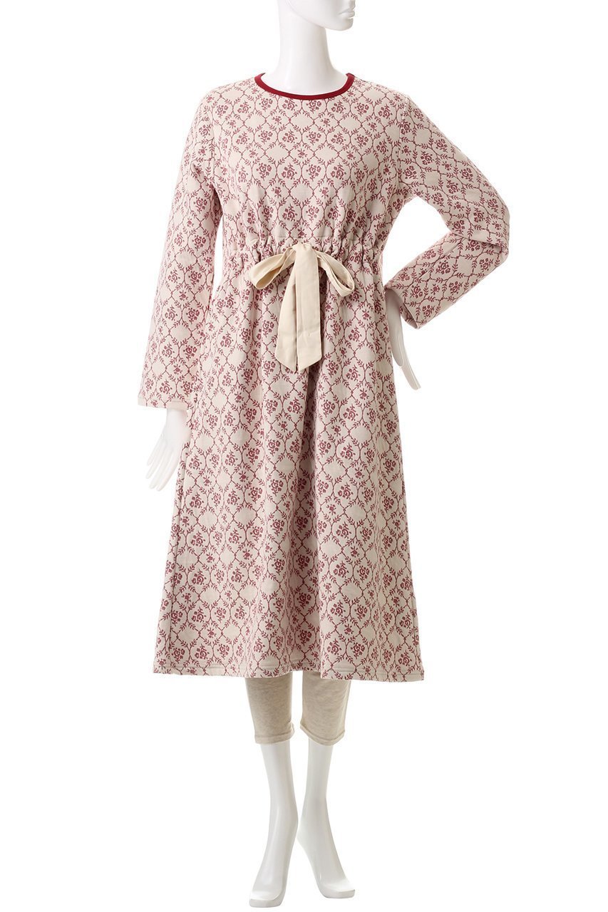 【キッドブルー/KID BLUE / GOODS】の24キルトフラワーJQナイティ(スパッツつき) 人気、トレンドファッション・服の通販 founy(ファニー) キルト Quilt, Quilted Fabric ジャカード/ジャガード Jacquard, Woven Pattern スリーブ Sleeve, Long Sleeve / Short Sleeve パジャマ Pajamas, Sleepwear フラワー Flower, Floral リボン Ribbon, Bow ロング Long, Long-Length 人気 Popular, Best Seller A/W・秋冬 Autumn/Winter other-2|ID: prp329100004214901 ipo3291000000035053546