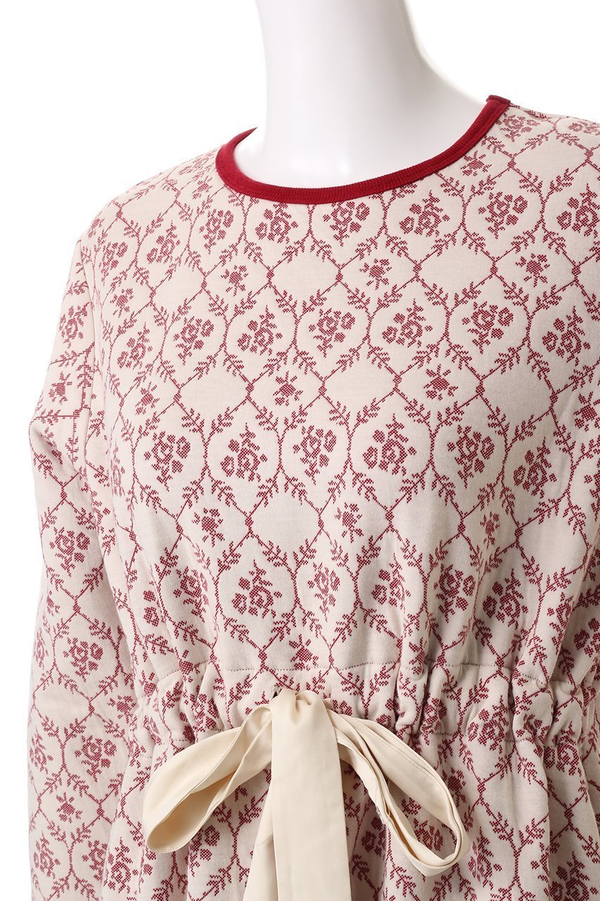 【キッドブルー/KID BLUE / GOODS】の24キルトフラワーJQナイティ(スパッツつき) 人気、トレンドファッション・服の通販 founy(ファニー) キルト Quilt, Quilted Fabric ジャカード/ジャガード Jacquard, Woven Pattern スリーブ Sleeve, Long Sleeve / Short Sleeve パジャマ Pajamas, Sleepwear フラワー Flower, Floral リボン Ribbon, Bow ロング Long, Long-Length 人気 Popular, Best Seller A/W・秋冬 Autumn/Winter other-5|ID: prp329100004214901 ipo3291000000035053549