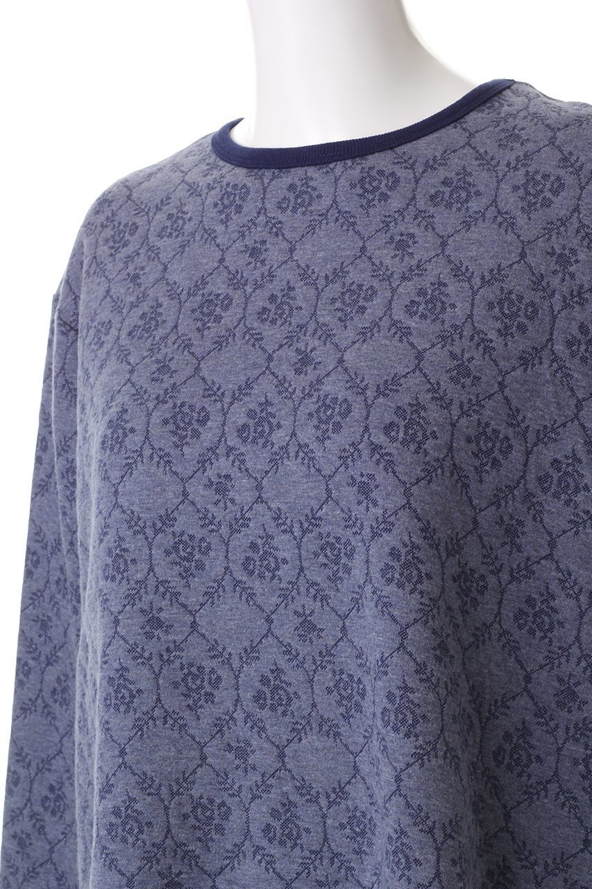 【キッドブルー/KID BLUE】の24キルトフラワーJQパジャマ 人気、トレンドファッション・服の通販 founy(ファニー) 　ファッション　Fashion　レディースファッション　Fashion for Women　トップス・カットソー　Cut & Sew Tops　ウォーム　Warm Fabric　キルト　Quilt, Quilted Fabric　ジャカード／ジャガード　Jacquard, Woven Pattern　パジャマ　Pajamas, Sleepwear　フラワー　Flower, Floral　リラックス　Relax, Relaxed Fit　人気　Popular, Best Seller　再入荷　Restock / Back in Stock　A/W・秋冬　Autumn/Winter　other-5|ID: prp329100004214902 ipo3291000000035698992