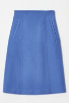 【アルアバイル/allureville】のハードメルトンスムースミディスカート 人気、トレンドファッション・服の通販 founy(ファニー) ファッション Fashion レディースファッション Fashion for Women スカート Skirts タイトスカート Pencil Skirt, Tight Skirt メルトン Melton, Heavy Wool エレガント 上品 Elegant 再入荷 Restock / Back in Stock 冬 Winter / This Winter thumbnail ブルー|ID: prp329100004214908 ipo3291000000035054493