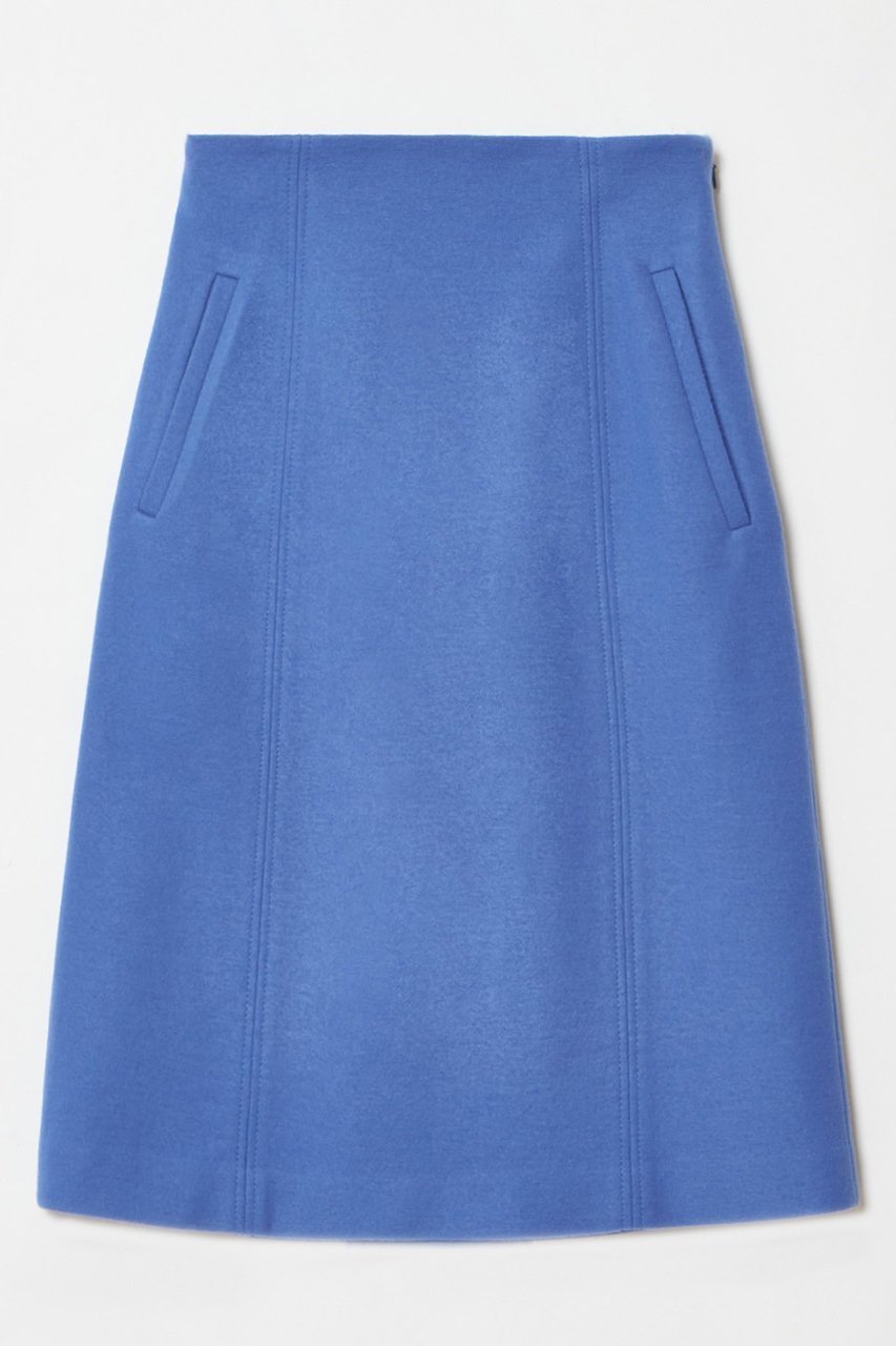 【アルアバイル/allureville】のハードメルトンスムースミディスカート インテリア・キッズ・メンズ・レディースファッション・服の通販 founy(ファニー) ファッション Fashion レディースファッション Fashion for Women スカート Skirts タイトスカート Pencil Skirt, Tight Skirt メルトン Melton, Heavy Wool エレガント 上品 Elegant 再入荷 Restock / Back in Stock 冬 Winter / This Winter ブルー|ID: prp329100004214908 ipo3291000000035054493