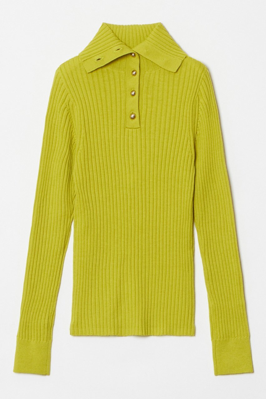 【アルアバイル/allureville】の2WAYネックリブタートル インテリア・キッズ・メンズ・レディースファッション・服の通販 founy(ファニー) 　ファッション　Fashion　レディースファッション　Fashion for Women　トップス・カットソー　Cut & Sew Tops　ニット　Knit Tops & Sweaters　カジュアルプルオーバー・ニットトップス　Pullovers & Knit Tops / Casual Pullovers　シンプル　Simple, Minimal　ミドル　Middle Length, Mid Height　メタル　Metal, Metal Parts　リブニット　Rib Knit, Ribbed Knit　グリーン|ID: prp329100004214911 ipo3291000000033705565