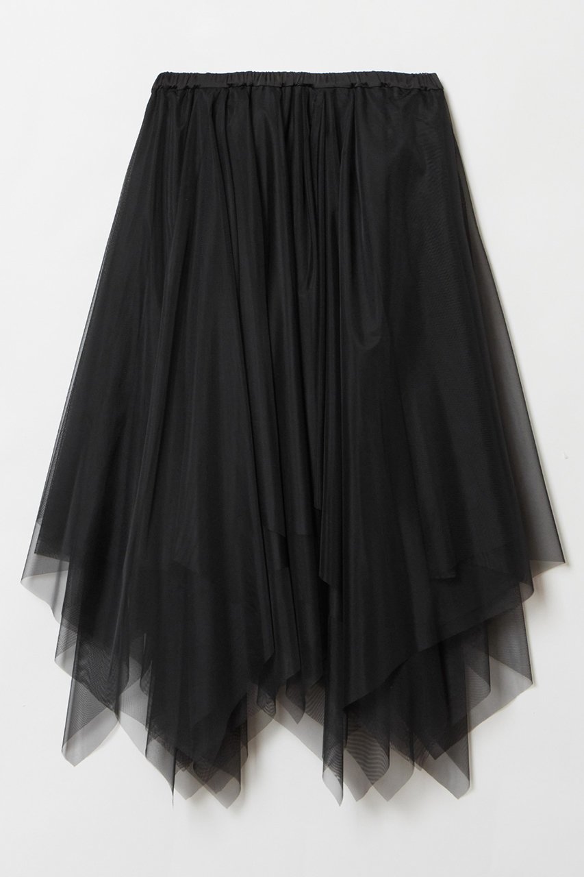 【アルアバイル/allureville】のイレヘムチュールスカート 人気、トレンドファッション・服の通販 founy(ファニー) 　ファッション　Fashion　レディースファッション　Fashion for Women　スカート　Skirts　イレギュラー　Irregular Design　サテン　Satin, Glossy Fabric　シアー　Sheer, See-Through　チュール　Tulip, Tulip Motif　ランダム　Random, Irregular　エレガント 上品　Elegant　 other-1|ID: prp329100004214916 ipo3291000000032823559