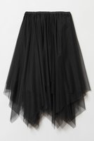 【アルアバイル/allureville】のイレヘムチュールスカート 人気、トレンドファッション・服の通販 founy(ファニー) ファッション Fashion レディースファッション Fashion for Women スカート Skirts イレギュラー Irregular Design サテン Satin, Glossy Fabric シアー Sheer, See-Through チュール Tulip, Tulip Motif ランダム Random, Irregular エレガント 上品 Elegant |ID:prp329100004214916