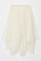 【アルアバイル/allureville】のイレヘムチュールスカート アイボリー|ID: prp329100004214916 ipo3291000000035498787