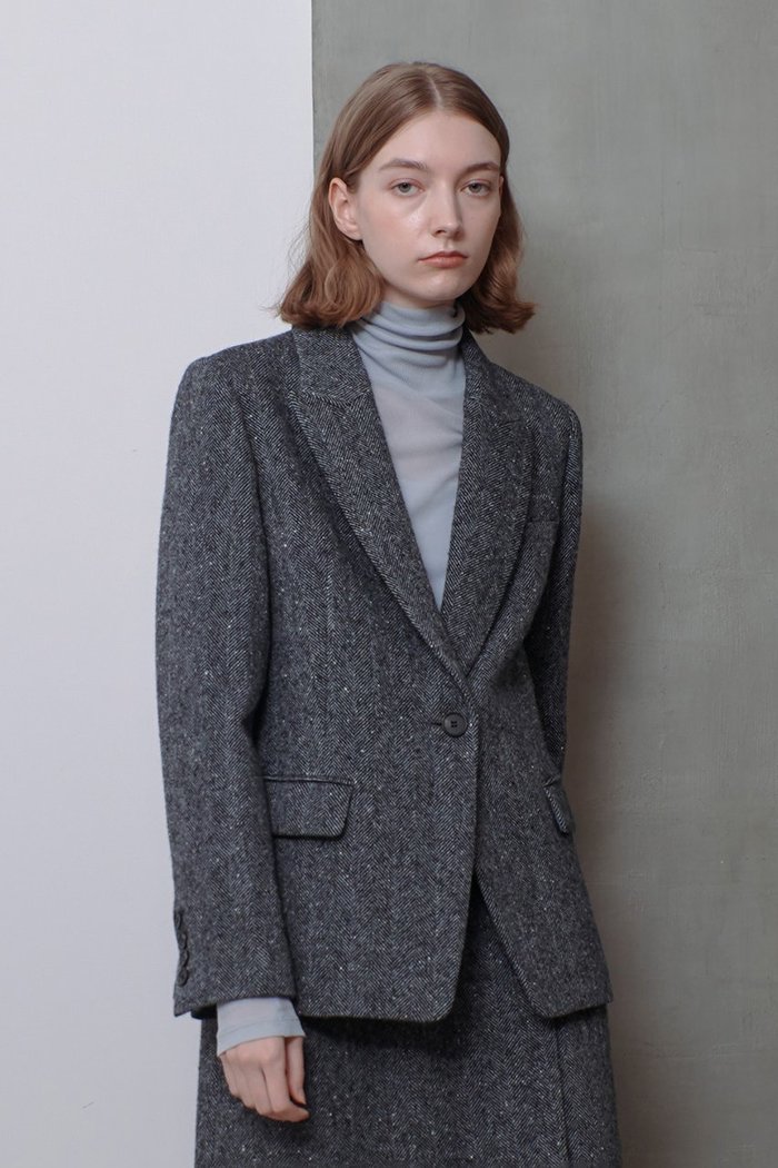 【アルアバイル/allureville】のヘリンボンツイードテーラードジャケット インテリア・キッズ・メンズ・レディースファッション・服の通販 founy(ファニー) https://founy.com/ ファッション Fashion レディースファッション Fashion for Women アウター Coat / Outerwear Collection レディースジャケット・軽アウター Jackets テーラードジャケット / 通勤・きれいめスタイル Tailored Jackets & Blazers おすすめ Recommended / Our Picks ウォーム Warm Fabric ジャケット Jacket, Outerwear マニッシュ Mannish, Boyish ヴィンテージ Vintage Style |ID: prp329100004214917 ipo3291000000032942533