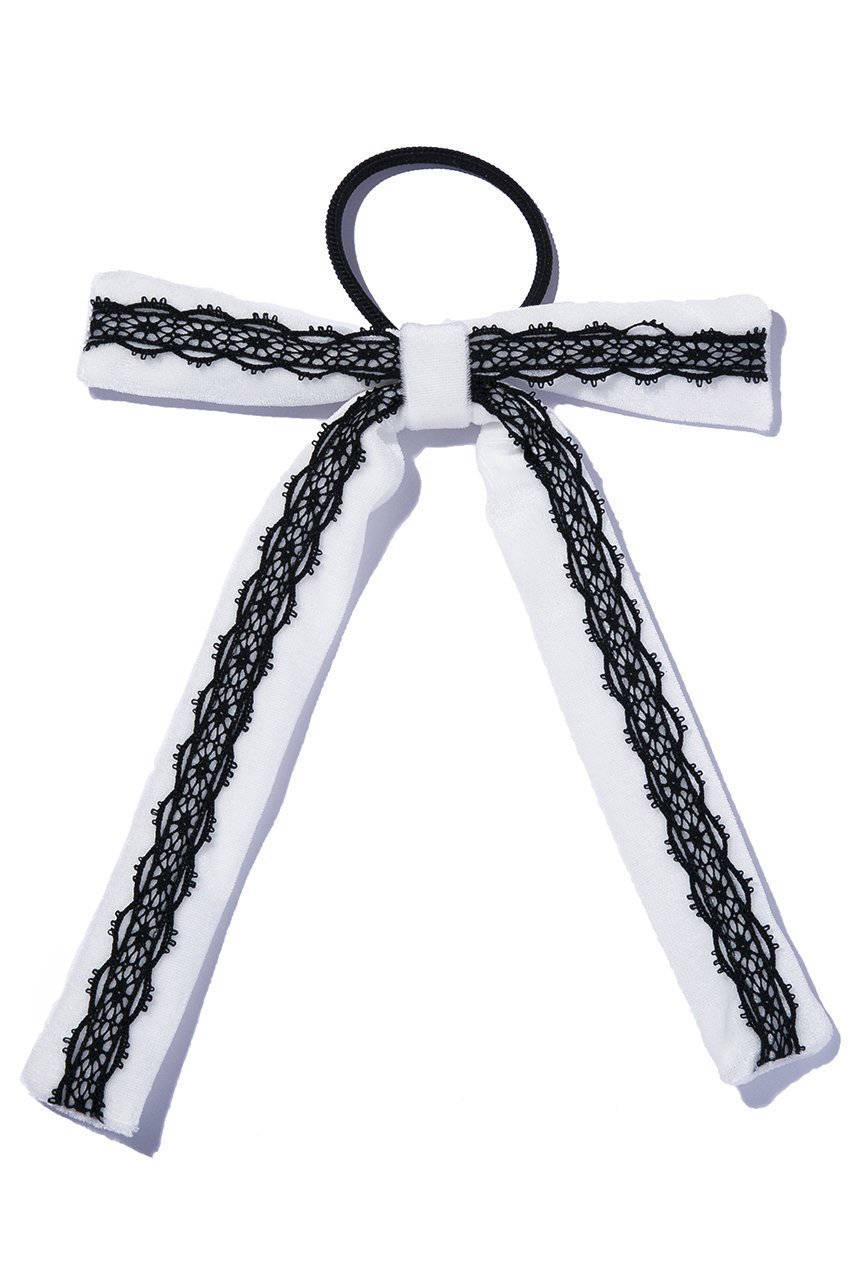 【イリスフォーセブン/IRIS 47】のopera lace ポニー インテリア・キッズ・メンズ・レディースファッション・服の通販 founy(ファニー) 　ファッション　Fashion　レディースファッション　Fashion for Women　シュシュ&ヘアアクセ/ヘアアレンジ　Scrunchies & Hair Accessories　アクセサリー　Fashion Accessories　エレガント 上品　Elegant　クラシカル　Classical, Vintage-Inspired　クラシック　Classic, Timeless Style　バランス　Balance, Style Balance　ベロア　Velour, Soft Velvet　リボン　Ribbon, Bow　レース　Lace, Lace Fabric　ホワイト|ID: prp329100004215979 ipo3291000000032821976