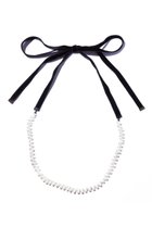 【イリスフォーセブン/IRIS 47】のheather tie ネックレス 人気、トレンドファッション・服の通販 founy(ファニー) ファッション Fashion レディースファッション Fashion for Women ジュエリー Jewelry ネックレス Necklaces & Pendants タートル Turtleneck, Turtle Collar ネックレス Necklace, Pendant Necklace パール Pearl, Pearl Accent ベロア Velour, Soft Velvet リボン Ribbon, Bow ロング Long, Long-Length thumbnail ホワイト|ID: prp329100004215992 ipo3291000000036112444